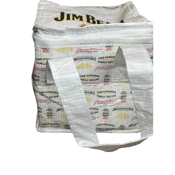 Jim Beam Bourbon Whiskey Cooler Bag Insulated Can Tote Collapse Travel Promo 6" - Picture 5 of 12